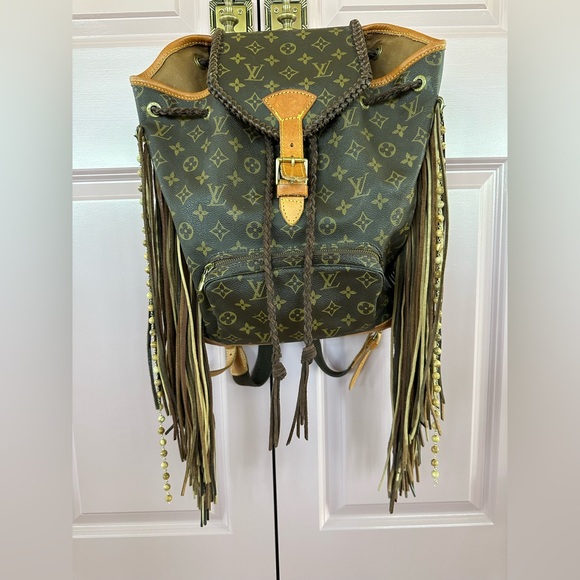 Louis Vuitton backpack with embellishments from “vintage boho bag” - Picture 1 of 10